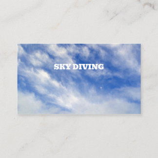tarjeta de visita Sky Diving