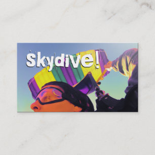 Tarjeta De Visita ¡skydive! (foto perfecta)