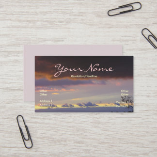 Tarjeta de visita Skyscape Fantasy
