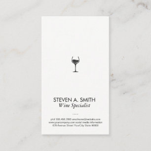 Tarjeta De Visita Slate Wine Accessories   Sommelier