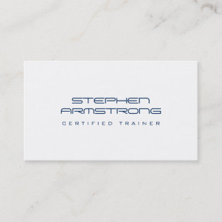 Tarjeta De Visita Sleek futurista consultor navy blue profesional