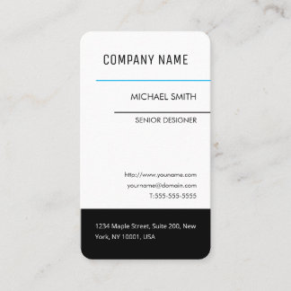 Tarjeta De Visita Sleek Professional Business Card