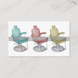 Tarjeta De Visita Sleek Retro Vintage Hair Stylist Business Cards