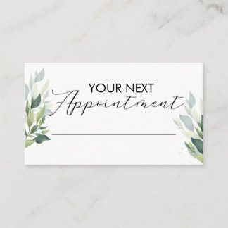 Tarjeta De Visita Small Business Appointment Card Customizable 