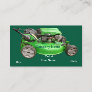 Tarjeta De Visita Small Engine Repair Service Business Card