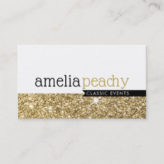 Tarjeta De Visita SMART BUSINESS CARD elegante glamoroso purpurina d