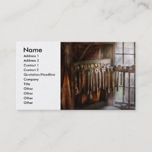 Tarjeta De Visita Smith negro - placas y martillos del drenaje