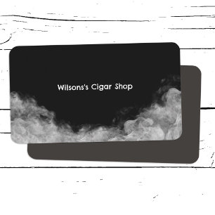 Tarjeta De Visita Smoke Shop Vape