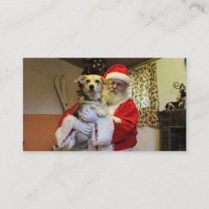 Tarjeta De Visita Smoochie que encuentra Santa