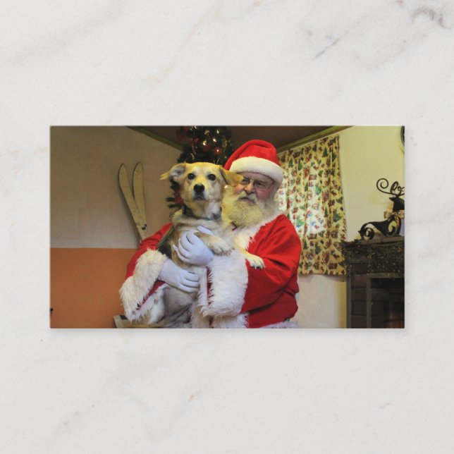 Tarjeta De Visita Smoochie que encuentra Santa (Anverso)