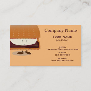 Tarjeta De Visita S'more sonriente