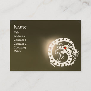 Tarjeta De Visita SNAKE DRAGON AGATE Púrpura rojo gris