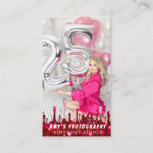 Tarjeta De Visita Snapping Special Moments Fotógrafo de cumpleaños