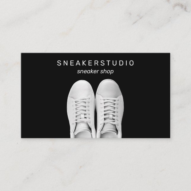 Tarjeta De Visita Sneaker Shoes Sport (Anverso)