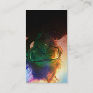 Tarjeta De Visita snorkeler colorido