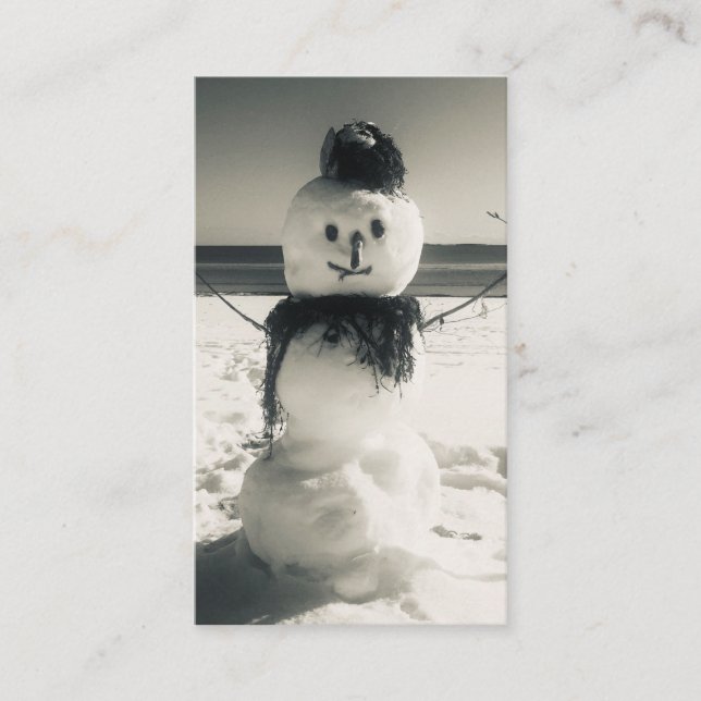 Tarjeta De Visita snowboard (Anverso)