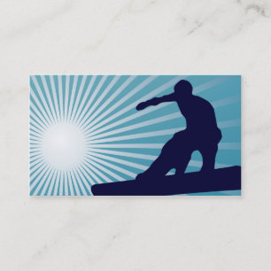 Tarjeta De Visita snowboard altísima