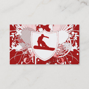Tarjeta De Visita snowboard de alta fidelidad