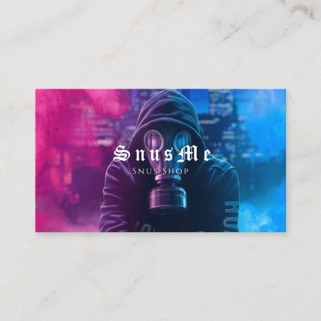 Tarjeta De Visita Snus Shop Tabaco Vape Smoke Aceite CBD (Anverso)