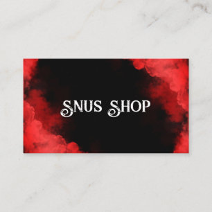 Tarjeta De Visita Snus Shop Tabaco Vape Smoke Aceite CBD