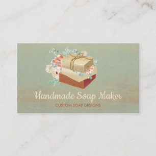 Tarjeta De Visita Soap Maker Rustic