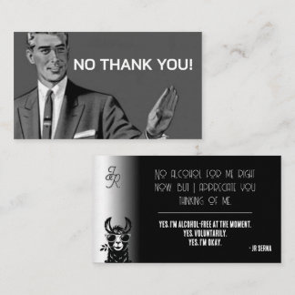 Tarjeta De Visita Sober Life Business Card