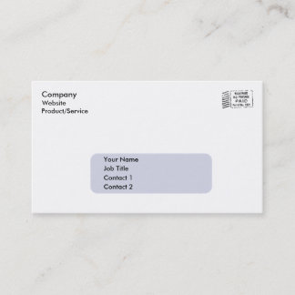 Tarjeta De Visita Sobre del negocio