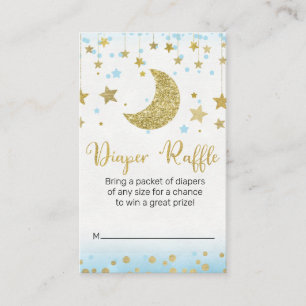 Tarjeta De Visita Sobre la solicitud del pañal de la luna Insertar