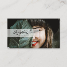 Tarjeta De Visita Sobreposición de escritura manuscrita profesional 