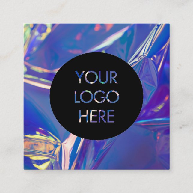 Tarjeta de visita social de los medios del (Anverso)