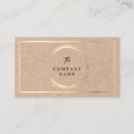 Tarjeta de visita social IMPRESA Kraft del vintage