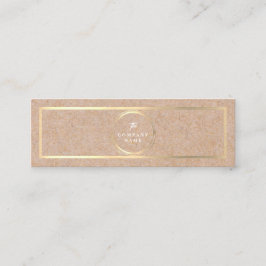 Tarjeta de visita social IMPRESA Kraft del vintage