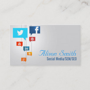 Tarjeta De Visita Social Media/SEM/SEO