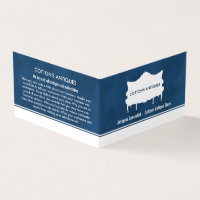 Sofá de época, azul elegante, distribuidor de anti