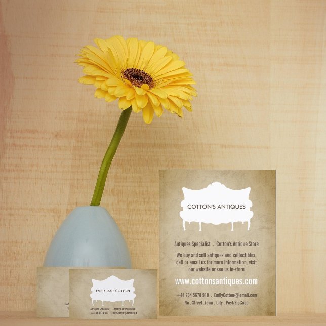 Tarjeta De Visita Sofá y papel de época, distribuidor de antigüedade (Subido por el creador)