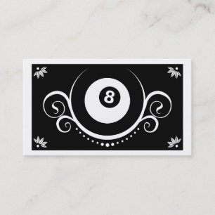 Tarjeta De Visita sofisticación de ocho bolas