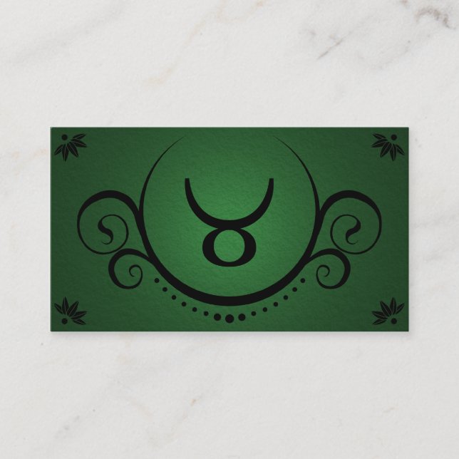 Tarjeta De Visita sofisticación taurus (Anverso)