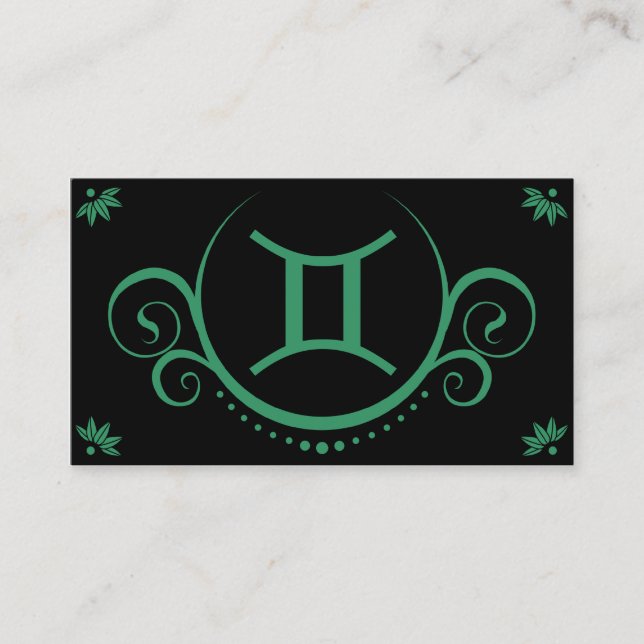 Tarjeta De Visita sofisticaciones de los géminis (Anverso)