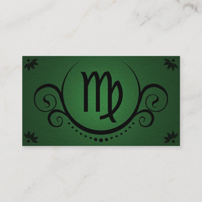 Tarjeta De Visita sofisticaciones de virgo (Anverso)