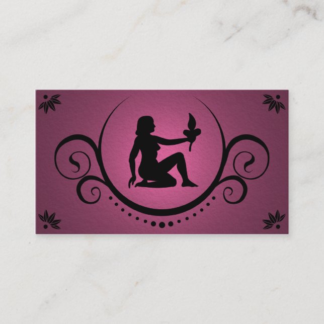 Tarjeta De Visita sofisticaciones de virgo (Anverso)