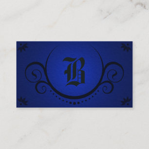 Tarjeta De Visita sofisticaciones del azul real