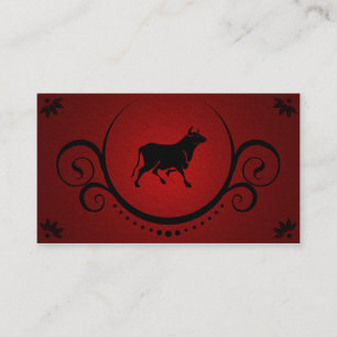 Tarjeta De Visita sofisticaciones del toro
