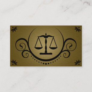 Tarjeta De Visita sofisticaciones legales