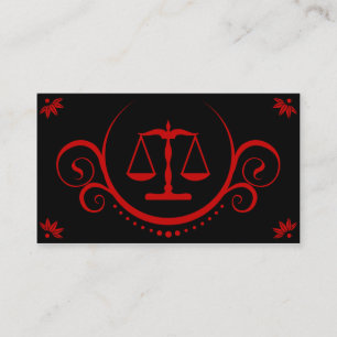 Tarjeta De Visita sofisticaciones legales