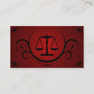 Tarjeta De Visita sofisticaciones legales