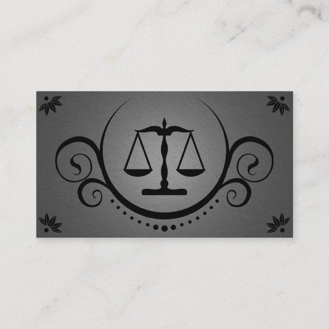 Tarjeta De Visita sofisticaciones legales (Anverso)