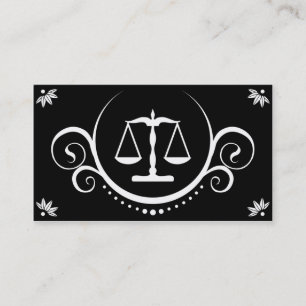 Tarjeta De Visita sofisticaciones legales