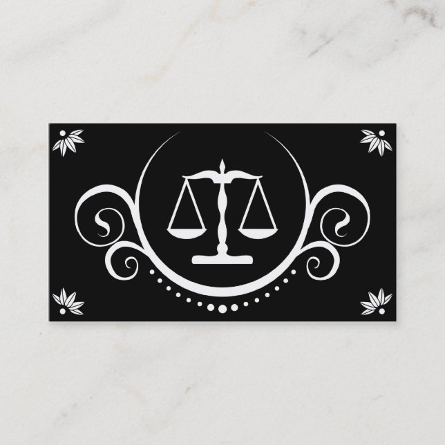 Tarjeta De Visita sofisticaciones legales (Anverso)