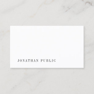 Tarjeta De Visita Sofisticada plantilla minimalista profesional mode