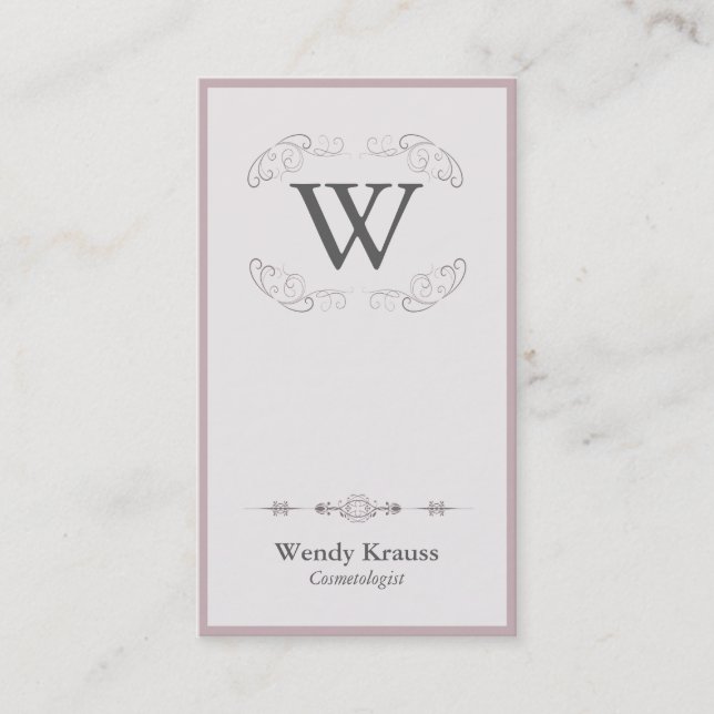 Tarjeta De Visita Sofisticado (Anverso)